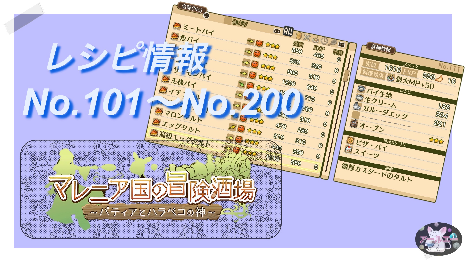 レシピ101〜200